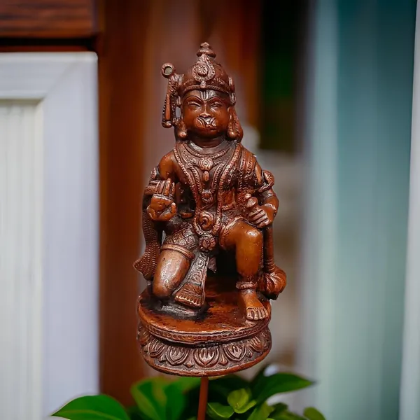 Brown_Copper_God_Idol_Hanuman,_4.5_Inches,_650G,_Patina_Antique_Finish,_Pack_Of_1_Piece