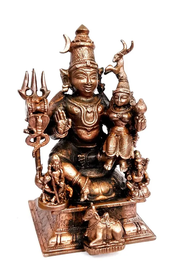 Brownish-Orange_Copper_Idols_Of_God_Lord_Shiva,_Bhoogasakthi_With_Nandi_Idol,_5.5_Inch,_560G,_Patina_Antique_Finish,_Pack_Of_1_Piece