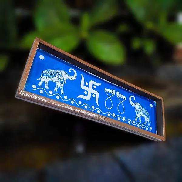Searchers_Paradise_Elephant_Border_Rangoli_Wooden__Stencil_17x5_Inches_Pack_of_1_Piece