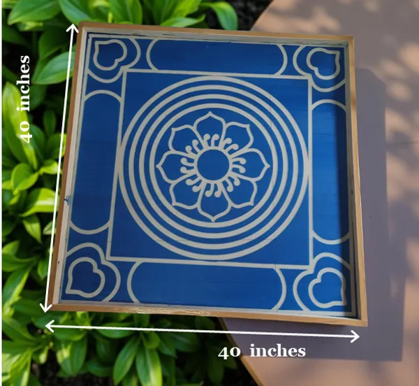 Ashtadalam_Yantra__Rangoli_Design_Stencil_Wooden_Frame_pack_of_1_piece