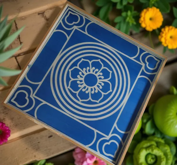 Ashtadalam_Yantra__Rangoli_Design_Stencil_Wooden_Frame_pack_of_1_piece