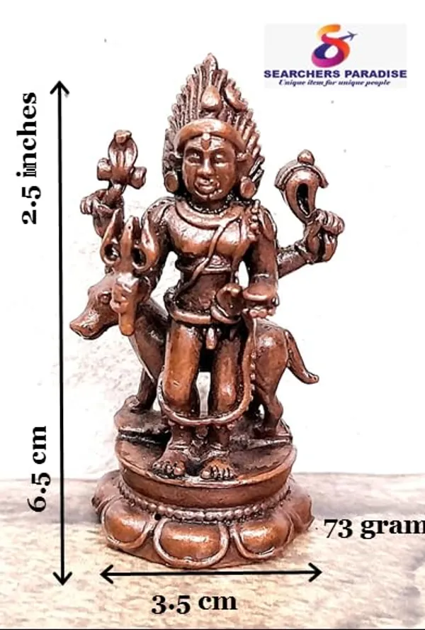 Brown_Copper_Idols_Of_God_Kalabhairavar,_2..5_Inches,_73G,_Patina_Antique_Finish,_Pack_Of_1_Piece