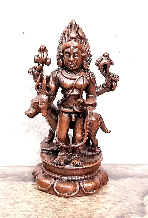 Brown_Copper_Idols_Of_God_Kalabhairavar,_2..5_Inches,_73G,_Patina_Antique_Finish,_Pack_Of_1_Piece