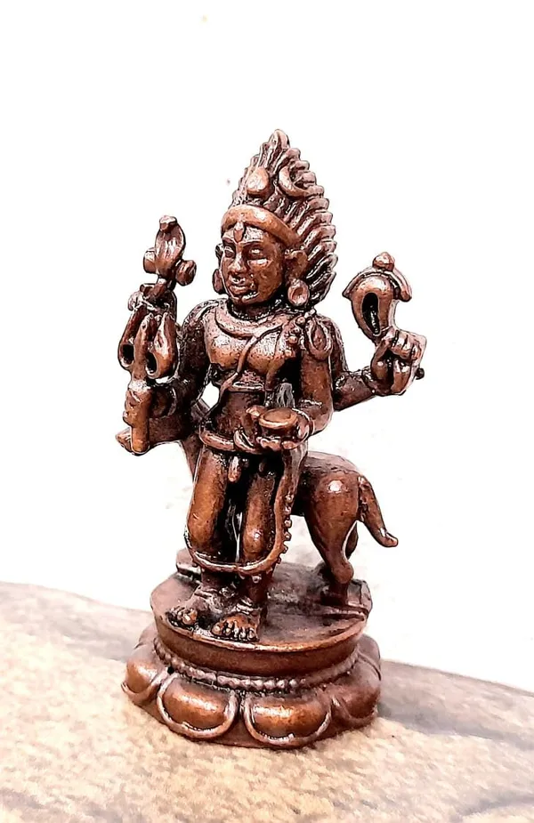 Brown_Copper_Idols_Of_God_Kalabhairavar,_2..5_Inches,_73G,_Patina_Antique_Finish,_Pack_Of_1_Piece