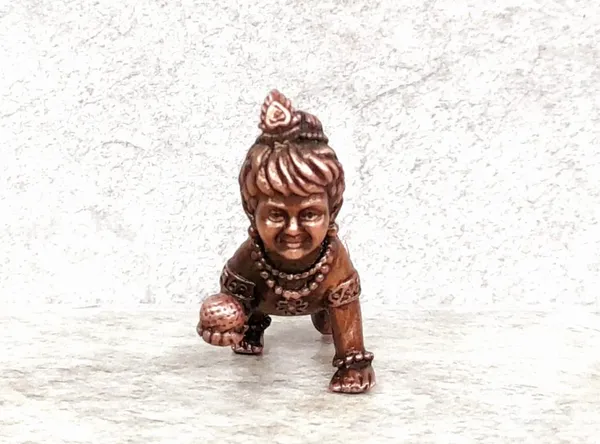 Brownish-Orange_Copper_Idols_Of_God_Bala_Krishna_By_Searchers_Paradise,_1.6_Inches,_55G,_Patina_Antique_Finish,_Pack_Of_1_Piece