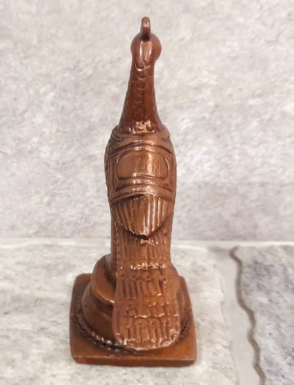 Brownish-Orange_Copper_Idols_Indiaby,_3.2_Inches,_Handmade_Peacock_140G,_Patina_Antique_Finish,_Pack_Of_1_Piece