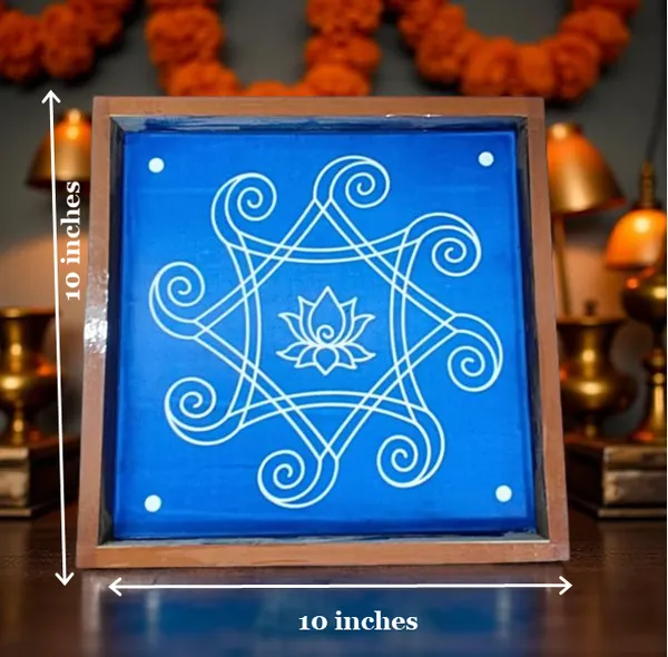 Searchers_Paradise_Iyengar_Padi_Kolam_Rangoli_Stencil_Model_2_Wooden_10×10_Inches_Pack_of_1_piece