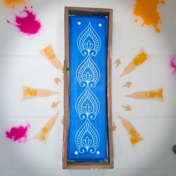 Searchers_Paradise_Lotus_Bud_Border_Rangoli_Stencils_Wooden_17x5_Inches_Pack_of_1_Piece
