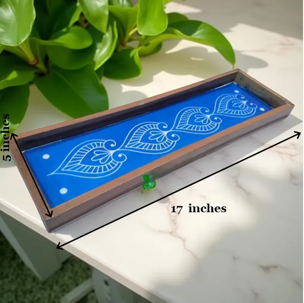 Searchers_Paradise_Lotus_Bud_Border_Rangoli_Stencils_Wooden_17x5_Inches_Pack_of_1_Piece