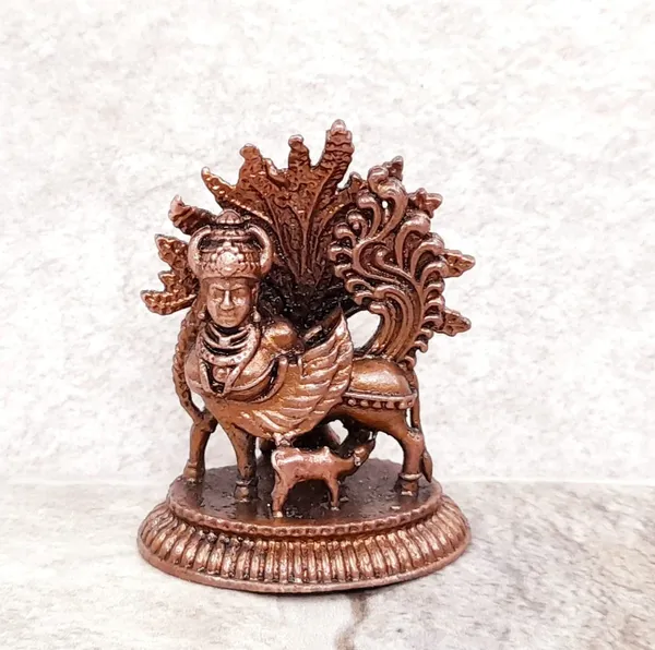 Copper_Idolsby_Searchers_Paradise,_4.6_Cm,_Handmade_Goddess_Idol,_45G,_Patina_Antique_Finish,_Pack_Of_1_Piece