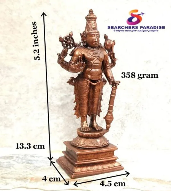 Copper_Copper_Handmade_God_Idols_Maha_Vishnu_-,_5.2_Inches,_360G,_Patina_Antique_Finish,_Pack_Of_1_Piece