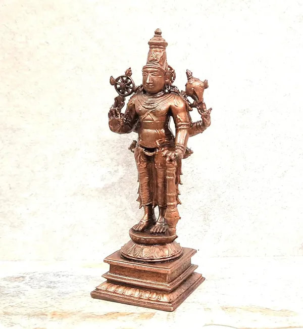 Copper_Copper_Handmade_God_Idols_Maha_Vishnu_-,_5.2_Inches,_360G,_Patina_Antique_Finish,_Pack_Of_1_Piece