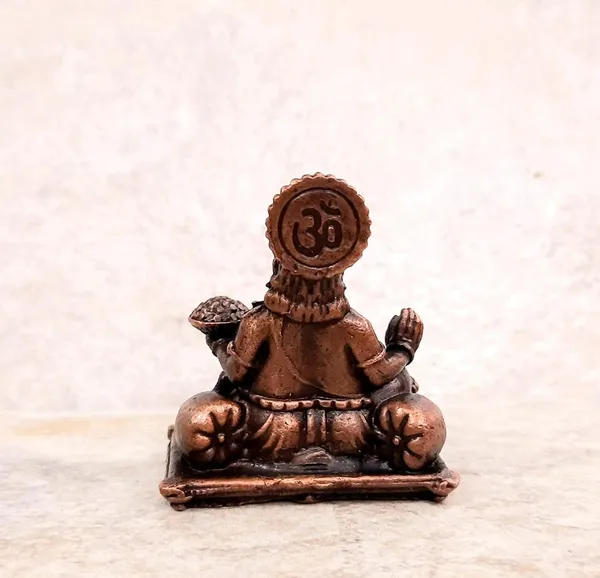 Brownish-Orange_Copper_Idols_Indiaby_Searchers_Paradise,_1.8_Inches,_Handmade_Kuberar,_90G,_Patina_Antique_Finish,_Pack_Of_1_Piece