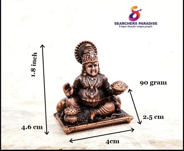 Brownish-Orange_Copper_Idols_Indiaby_Searchers_Paradise,_1.8_Inches,_Handmade_Kuberar,_90G,_Patina_Antique_Finish,_Pack_Of_1_Piece