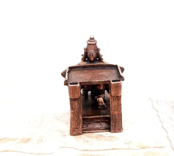 Brownish-Orange_Copper_Idolsby_Searchers_Paradise,_7.5_Cm,_Handmade_Garuda_310_G,_Patina_Antique_Finish,_Pack_Of_1_Piece