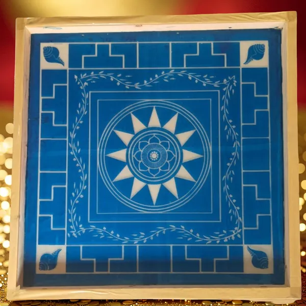 Chakramandala_Yantra_Rangoli_Design_Stencil_Wooden_Frame_pack_of_1_piece