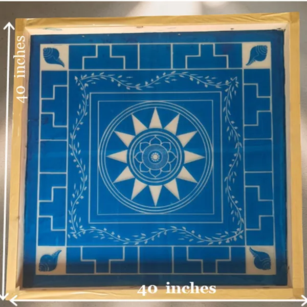 Chakramandala_Yantra_Rangoli_Design_Stencil_Wooden_Frame_pack_of_1_piece