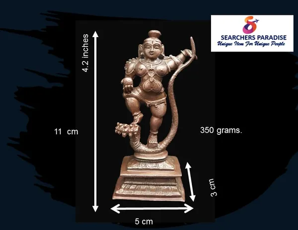 Brown_Copper_Idols_Handmade_Kalinganarthana_Krishn_India,_4.2_Inches,_A_350_Gm,_Pack_Of_1_Piece