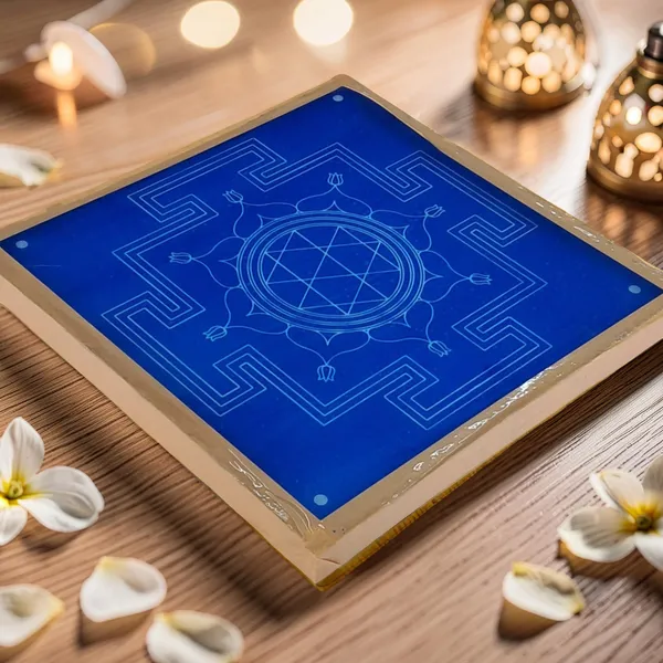 Durga_Mandala_Yantra_Rangoli_Design_Stencil_Wooden_Frame_pack_of_1_piece