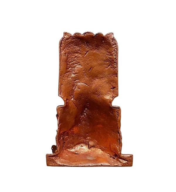 Brownish-Orange_Copper_Idols_India,_1.3_Inches,_Handmade_Sri_Raghavendra_Swamy,_43G,_Patina_Antique_Finish,_Pack_Of_1_Piece