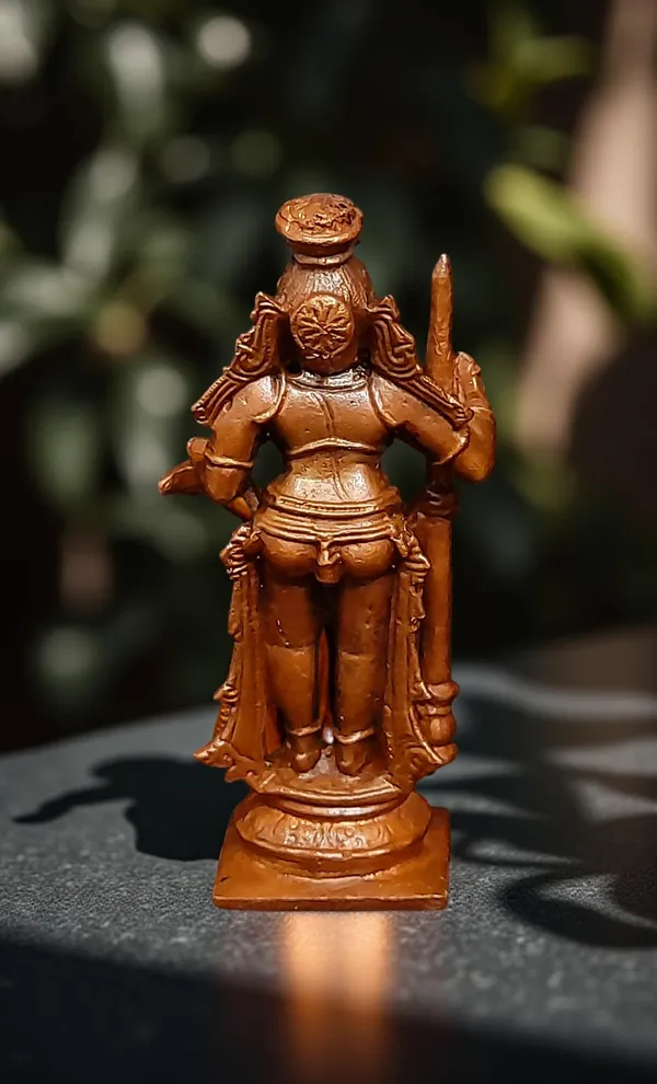Brownish-Orange_Copper_Idols_India,_3.1_Inches,_Handmade_Udupi_Krishna,_150G,_Patina_Antique_Finish,_Pack_Of_1_Piece