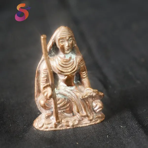 Brown_Copper_God_Adhi_Sankaracharya,_1.7_Inches,_100G,_Patina_Antique_Finish,_Pack_Of_1_Piece