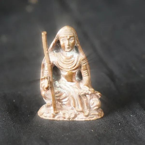 Brown_Copper_God_Adhi_Sankaracharya,_1.7_Inches,_100G,_Patina_Antique_Finish,_Pack_Of_1_Piece