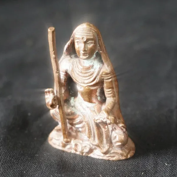 Brown_Copper_God_Adhi_Sankaracharya,_1.7_Inches,_100G,_Patina_Antique_Finish,_Pack_Of_1_Piece