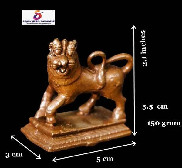 Brown_Copper_God_Idols_Lion_I,_2.1_Inches,_150G,_Patina_Antique_Finish,_Pack_Of_1_Piece