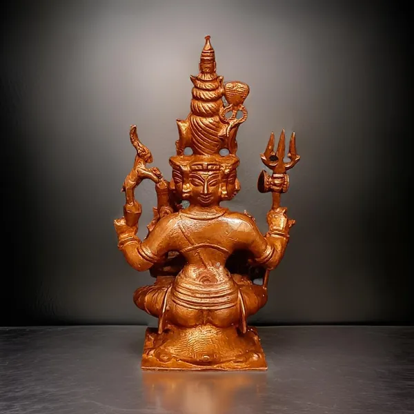 Brown_Copper_God_Idols_Panchamuka_Shiva_4_Inches,_327G,_Pack_Of_1_Piece