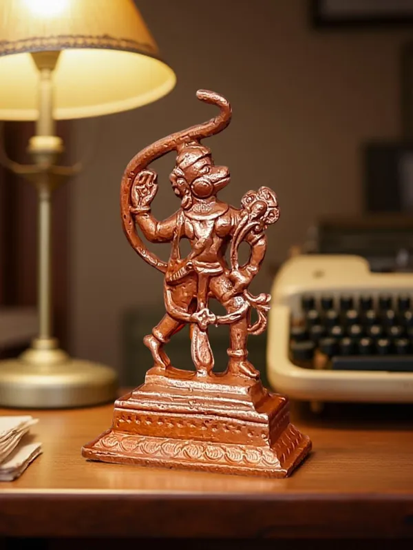 Copper_Idols_India,_2.1_Inches,_Handmade_Little_Hanuman,_36Grams,_Patina_Antique_Finish,_Pack_Of_1_Piece