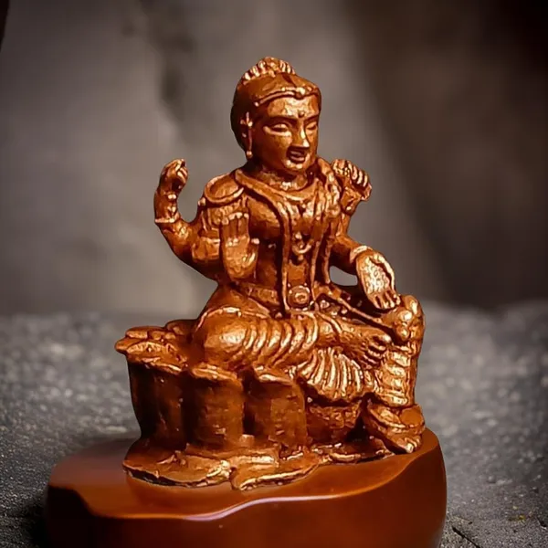 Brown_Copper_Idols_Of_Godess_Bala_Tiripura_Sundari,_1.3_Inches,_55G,_Pack_Of_1_Piece