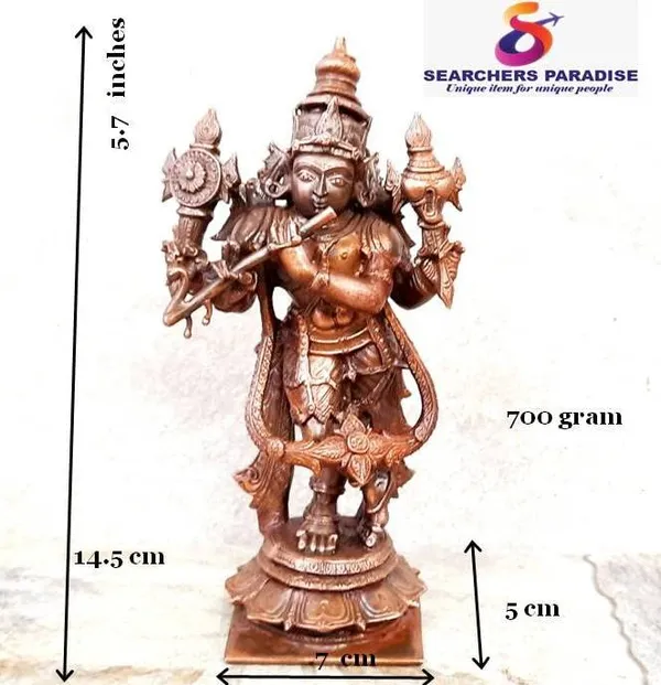 Brownish-Orange_Copper_Idols_Of_God_Standing_Venugopal_Swamy,_5.7_Inches,_700_Gram,_Patina_Antique_Finish,_Pack_Of_1_Piece