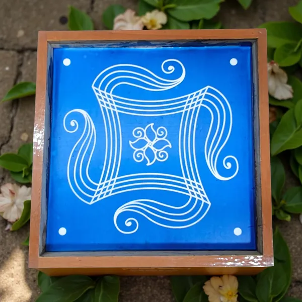 Searchers_Paradise_Iyengar_Padi_Kolam_Rangoli_Stencil_(5_Designs_Combo_Pack)_10×10_Inches_Pack_of_5__piece