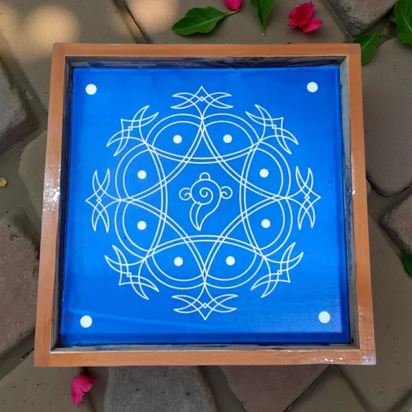 Searchers_Paradise_Iyengar_Padi_Kolam_Rangoli_Stencil_(5_Designs_Combo_Pack)_10×10_Inches_Pack_of_5__piece