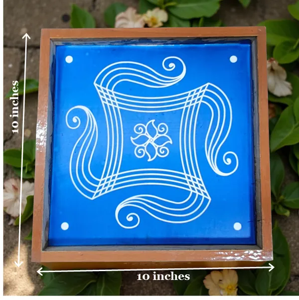 Searchers_Paradise_Iyengar_Padi_Kolam_Rangoli_Stencil_(5_Designs_Combo_Pack)_10×10_Inches_Pack_of_5__piece
