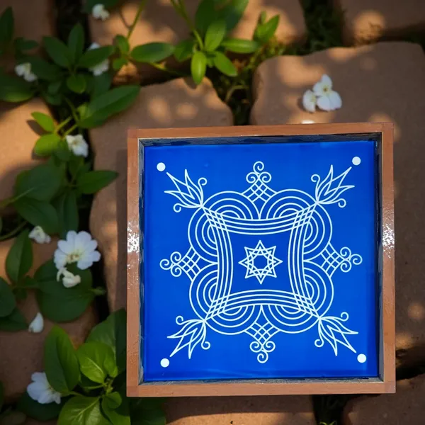 Searchers_Paradise_Iyengar_Padi_Kolam_Rangoli_Stencil_(5_Designs_Combo_Pack)_10×10_Inches_Pack_of_5__piece