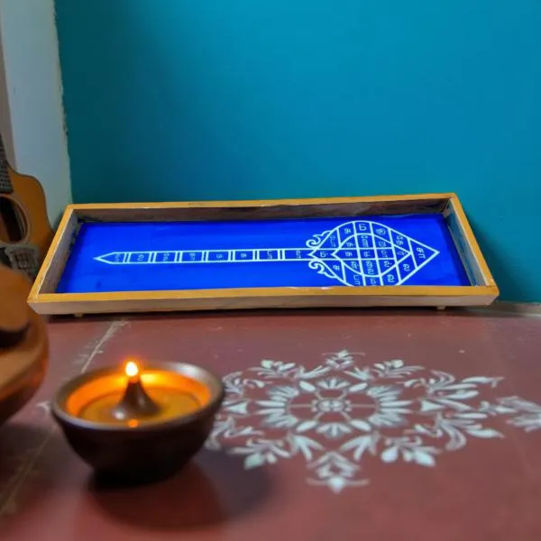 Searchers_Paradise_Sastra_Bandham_Border_Rangoli_Stencil_Wooden_17x5_Inches_Pack_of_1_Piece