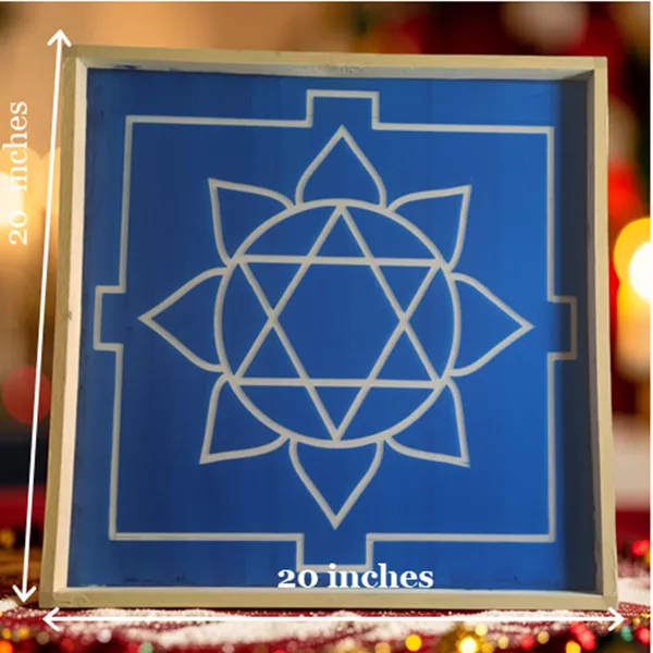 Ganesh_Mandal___Yantra_Rangoli_Design_Stencil_Wooden_Frame_pack_of_1_piece