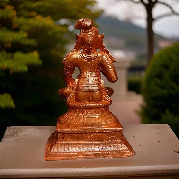 Brown_Copper_Idols,_Handmade,_Nammazhwar_3.5_Inches,_415G_Pack_Of_1_Piece