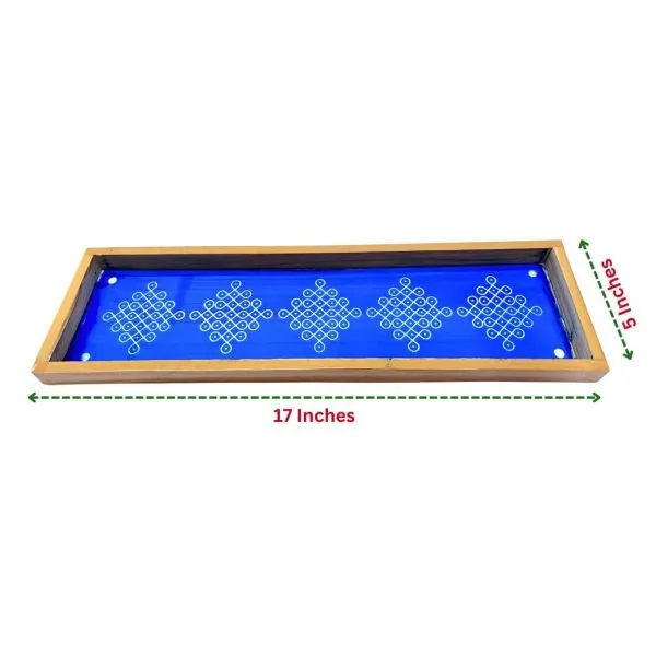 Searchers_Paradise_Kambi_Kolam_Model_4_Border_Rangoli_Wooden_17x5_Inches_Pack_of_1_Piece