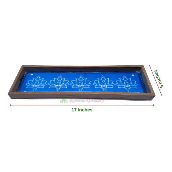 Searchers_Paradise_Lotus_Border_Rangoli_Wooden__Stencil_17x5_Inches_Pack_of_1_Piece