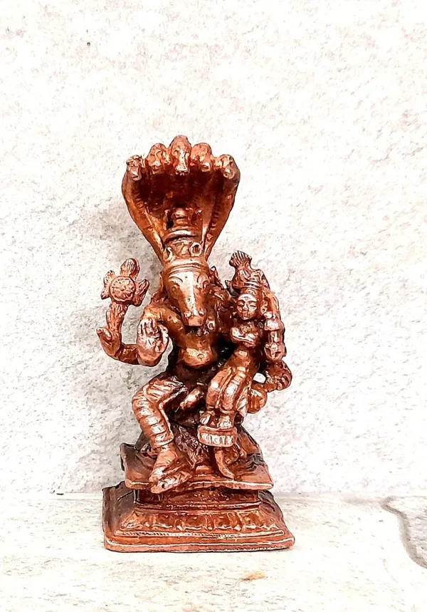 Brown_Copper_Idols_Of_Lakshmi_Varahar,_2.5_Inches,_86G_Handmade_Pack_Of_1_Piece