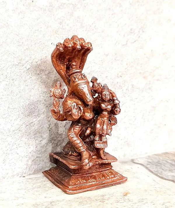 Brown_Copper_Idols_Of_Lakshmi_Varahar,_2.5_Inches,_86G_Handmade_Pack_Of_1_Piece