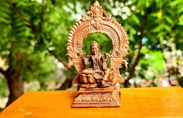 Copper_Idols_Of_God_Bala_Tiripurasundari_With_Prabhavalli,_3.3_Inches,_145G,_Patina_Antique_Finish,_Pack_Of_2_Piece