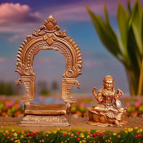 Copper_Idols_Of_God_Bala_Tiripurasundari_With_Prabhavalli,_3.3_Inches,_145G,_Patina_Antique_Finish,_Pack_Of_2_Piece