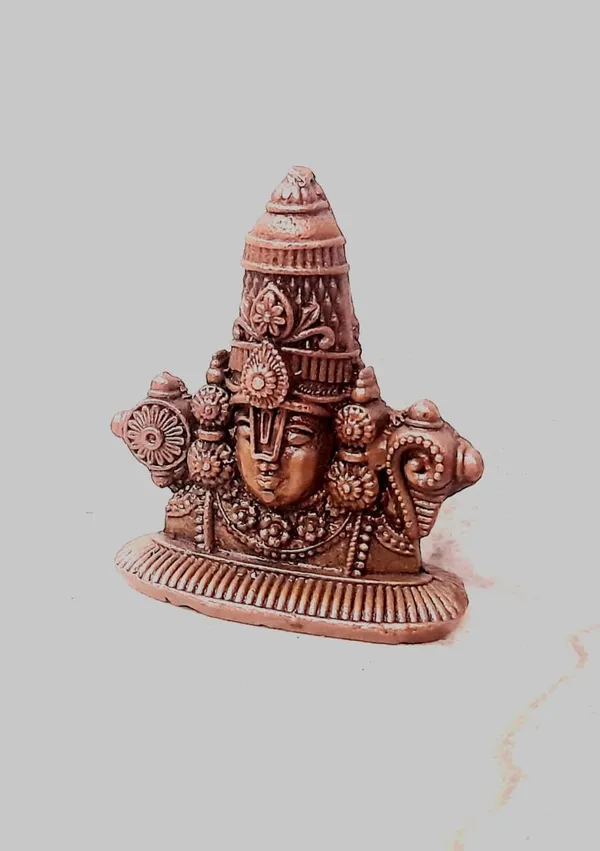 Brown_Copper_Idols_Of_God_Perumal,_Height_4.3_Cm,_50_Gram,_Handmade,_Pack_Of_1_Piece