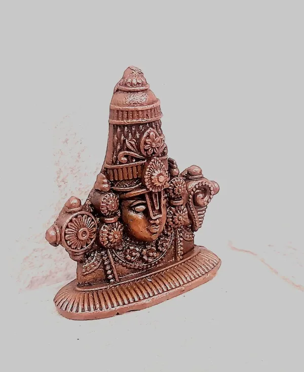 Brown_Copper_Idols_Of_God_Perumal,_Height_4.3_Cm,_50_Gram,_Handmade,_Pack_Of_1_Piece