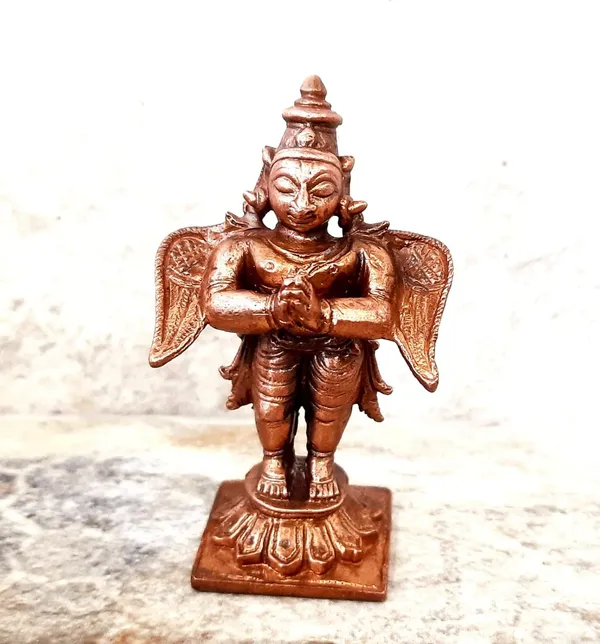 Brownish-Orange_Copper_Idols_Of_God_Garuda,_3_Inches,_125G,_Patina_Antique_Finish,_Pack_Of_1_Piece