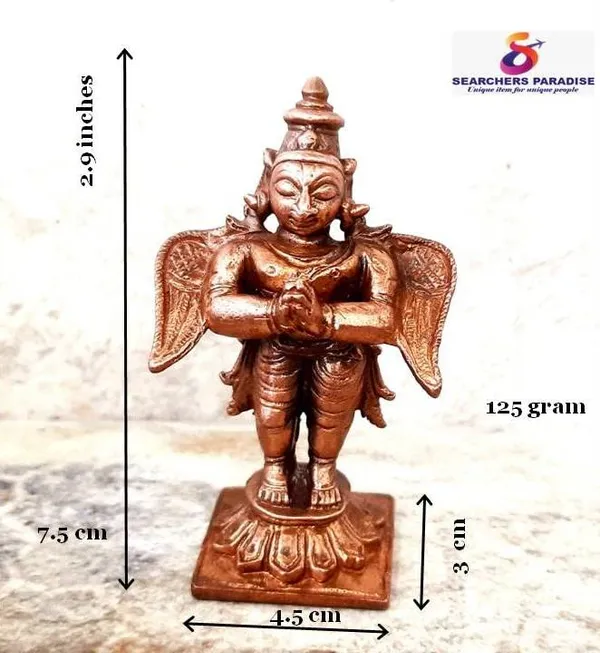 Brownish-Orange_Copper_Idols_Of_God_Garuda,_3_Inches,_125G,_Patina_Antique_Finish,_Pack_Of_1_Piece